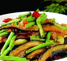 Eggplant and Green Beans