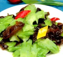Bitter Melon with Black Fungus Stir-fry