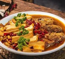 Braised Yellow Croaker with Tofu