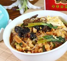 Premium Stir-Fried Steamed Bread with Soup