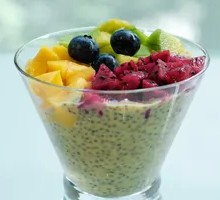 Mango Coconut Chia Seed Smoothie