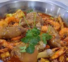 Pork Trotter and Shrimp