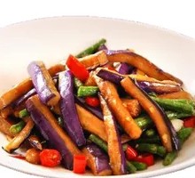 Eggplant and Green Beans Stir-fry