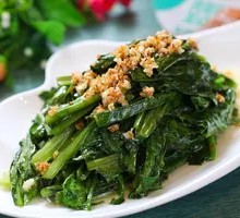 Garlic Stir-Fried Rapeseed Greens
