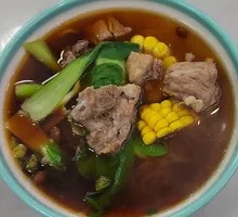 Corn and Pork Rib Noodles