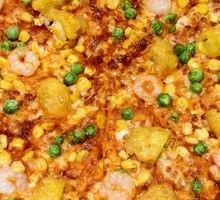 Traditional Mediterranean Seafood Pizza