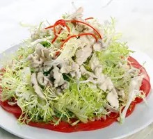Almond and Dandelion Greens Salad