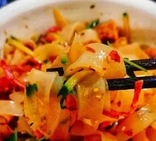 Spicy Sichuan Pepper Rolls with Cold Noodles
