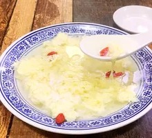 Egg Tofu Soup with Fermented Rice