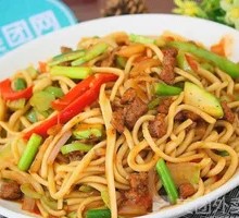 Cumin Meat Stir-Fried Noodles