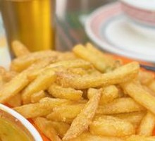 Salted Egg Yolk Potato Strips