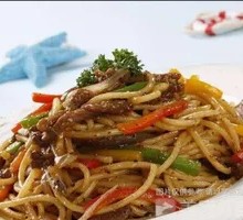 Black Pepper Meat Sauce Pasta