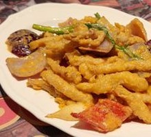 Thai Salted Egg Yolk Stir-fried Squid