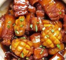 Braised Pork Belly with Abalone