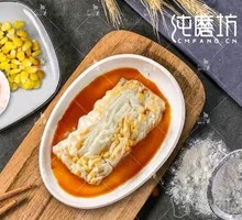 Egg and Corn Rice Noodle Roll