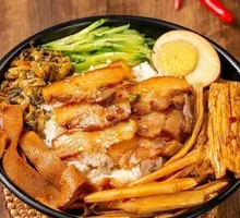 Pig Face Meat Egg Fried Rice