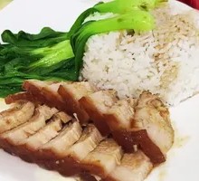 Pork Trotter and Char Siu Rice