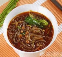 Spicy Meat Sauce Sweet Potato Noodles