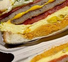 Double Beef Egg Sandwich