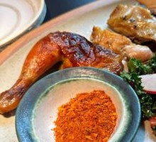 Basil and Lemongrass Grilled Half Chicken