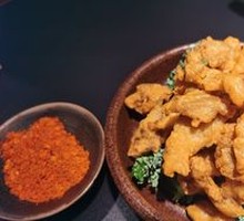 Fried Enoki Mushrooms