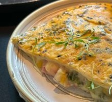 Creamy Potato Chicken Sesame Pancake