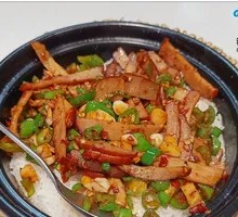 Green Pepper and Pork Strips