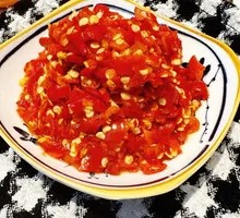 Homemade Chopped Chili Paste