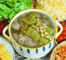 Bitter Melon, Soybeans and Pork Rib Soup