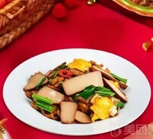 Egg Curd Stir-fried with Pork