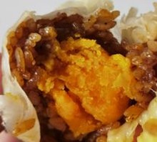 Egg Yolk and Pork Floss Dumpling