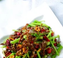 Celery and Sausage Stir-fry