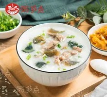 Salted Pork Bone and Century Egg Porridge