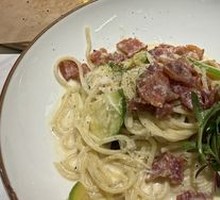 Creamy Mushroom Bacon Pasta