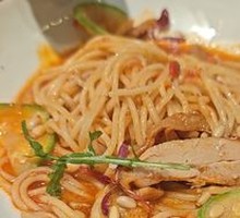 Tomato Meat Sauce Herb Chicken Cutlet Pasta
