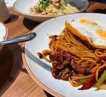 Black Pepper Beef Spaghetti