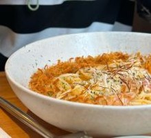 Salted Egg Yolk Pasta