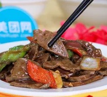 Cucumber Stir-fried with Pig Liver