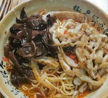 Tofu and Wood Ear Noodles