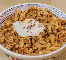 Warm Egg Beef Rice Bowl