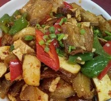 Stir-fried Tofu with Pork