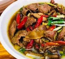 Stir-fried Pork Kidney and Liver with Rice Noodles