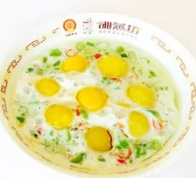 Steamed Green Pepper with Salted Egg