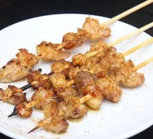 Grilled Chicken Gizzards