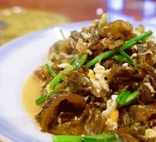 Black Moss and Egg Stir-fry