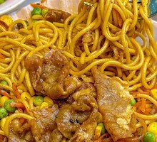 Black Pepper Beef - Spaghetti