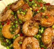 Stir-Fried Prawns