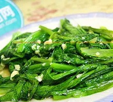 Garlic Stir-Fried Rapeseed Greens
