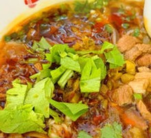 Spicy and Sour Pork Noodles