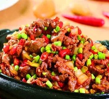 Potato and Beef Rice Bowl